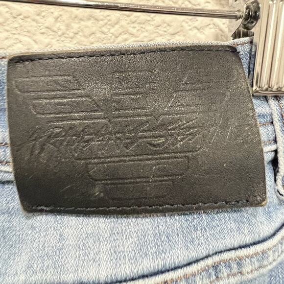 Armani Jeans Exchange Men's Skinny Distressed Blue Denim Jeans 30x32 - Picture 7 of 11